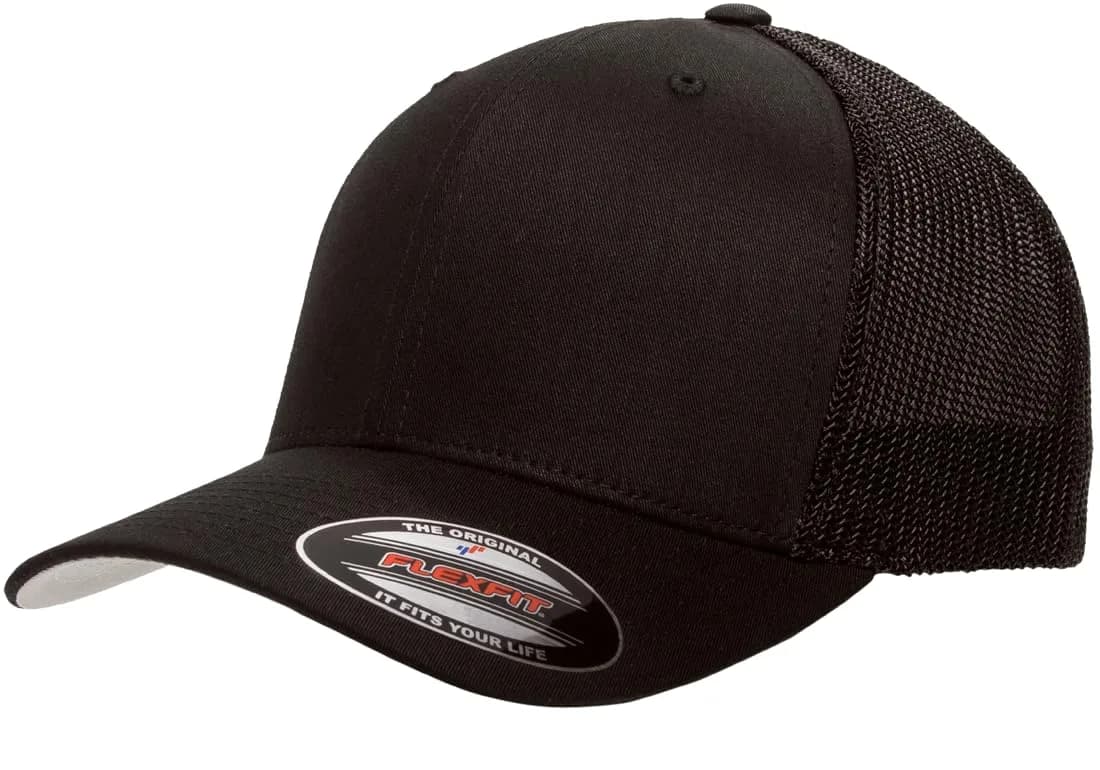 Flexfit Unisex Ultrafibre Airmesh Fitted Trucker Hat, Royal Blue, Large-X-Large | Breathable Comfort & Sun Protection — Royal/White / One Size