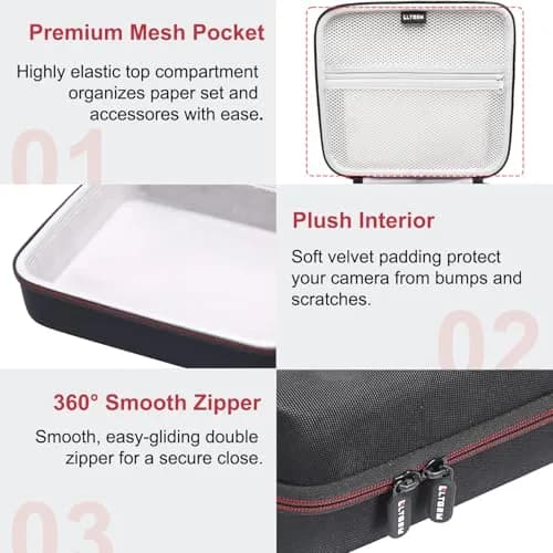 LTGEM Hard Case for Canon Selphy CP1500/CP1300 | Shock-Resistant Waterproof Travel Bag thumbnail 3