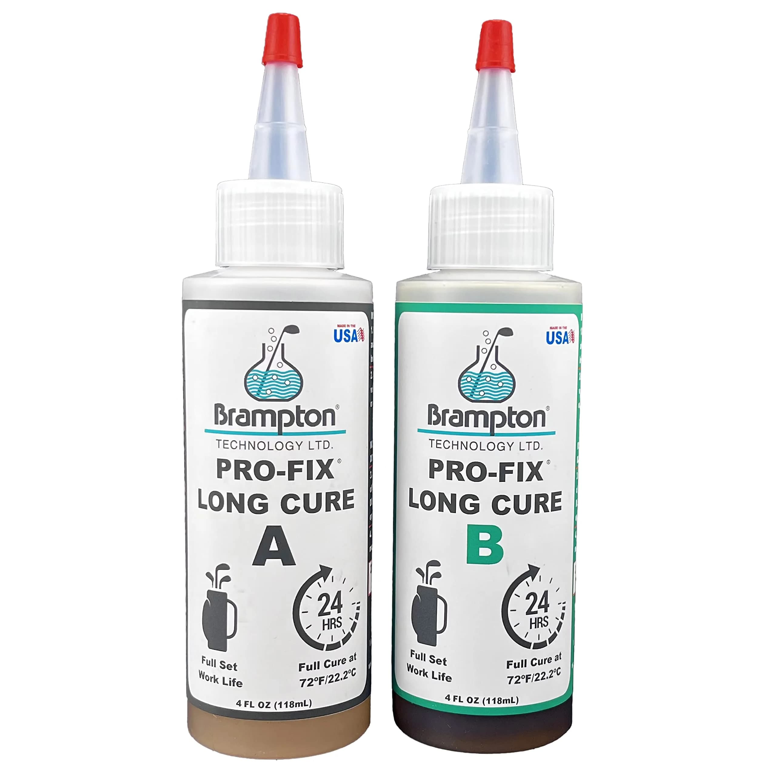 Brampton PRO-FIX Long Cure Golf Epoxy 8 oz (237 ml) | Extra Strength & Durability for All Golf Shafts, Heads, Drivers, Putters, Irons - main product image