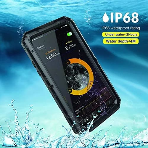 Beasyjoy Heavy Duty Metal Case for iPhone X/XS (5.8 inch) | Full Body Protection with Built-in Screen thumbnail 7