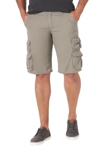 Wrangler Authentics Men's Premium Twill Cargo Short (Bennard) 52 | Relaxed Fit, Cotton, Breathable, Classic Style thumbnail 1