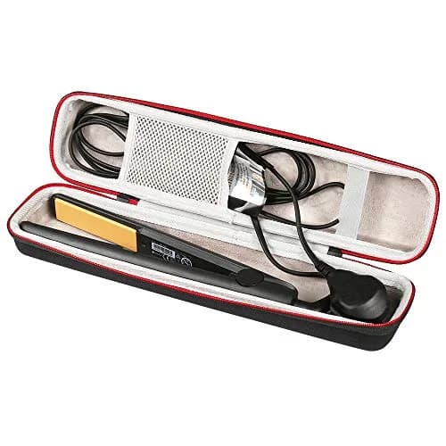 Faylapa Hard Carry Travel Case for Hair Straightener Iron Black | Shockproof EVA Case with Hand Strap for Salon Professional Tools thumbnail 4