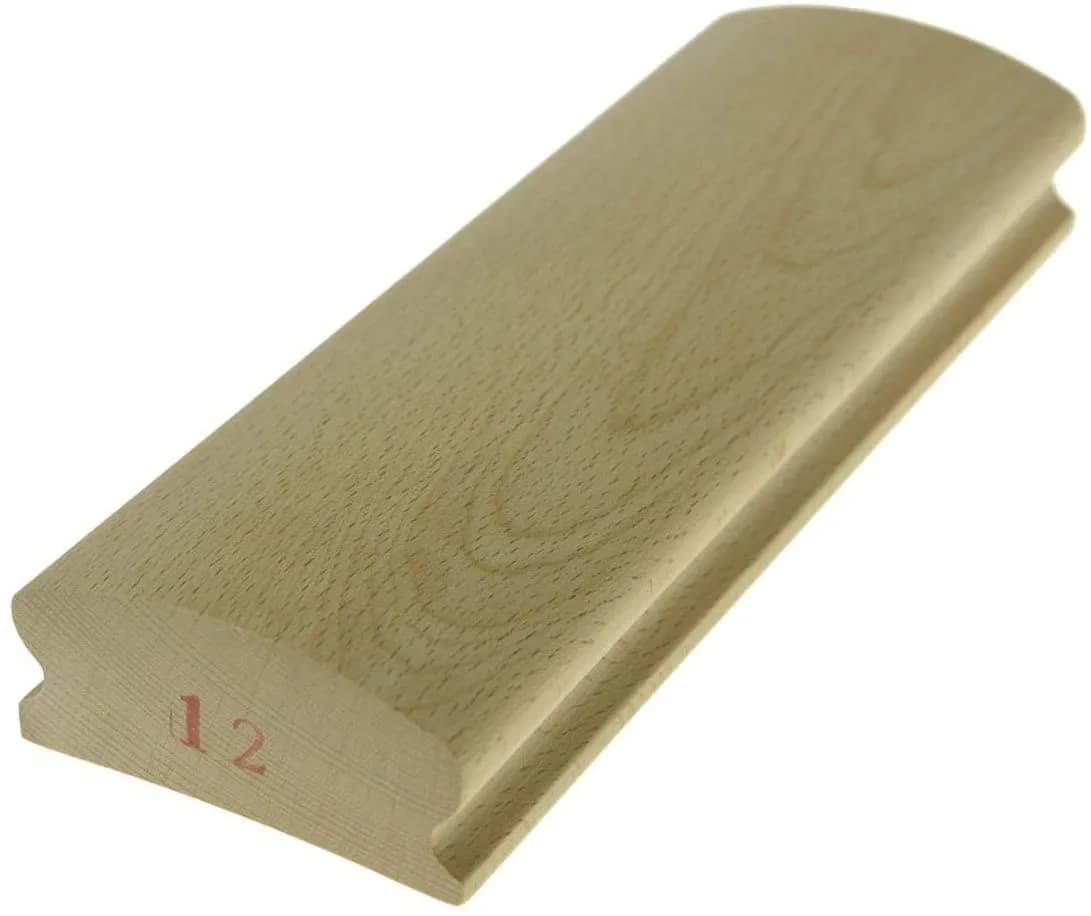 Dopro 10" Guitar Bass Fingerboard Radius Sanding Block Tool Fret Leveling Luthier Tool | Beech Wood, 200mm — Beige