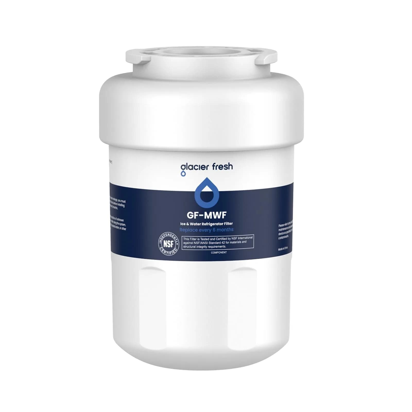 GLACIER FRESH MWF Refrigerator Water Filter 3-Pack | NSF Certified for Purer Water — White