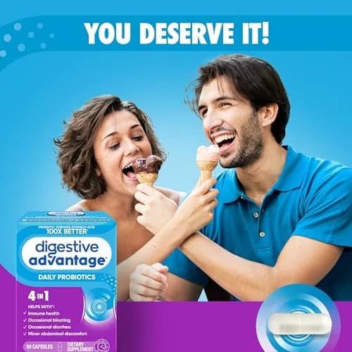 Digestive Advantage Daily Probiotic Capsules 60 Count | Supports Digestive & Immune Health thumbnail 4