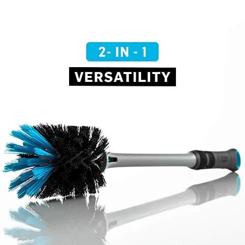 BlenderBottle 2-in-1 Bottle & Straw Cleaning Brush | Firm Bristles & Mini Straw Brush | Non-Slip Grip thumbnail 3
