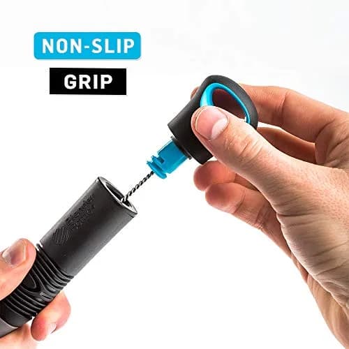 BlenderBottle 2-in-1 Bottle & Straw Cleaning Brush | Firm Bristles & Mini Straw Brush | Non-Slip Grip thumbnail 4