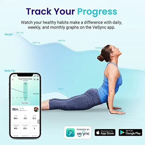 Etekcity Smart Body Composition Scale 180kg (400 lb) | Health Monitor thumbnail 5