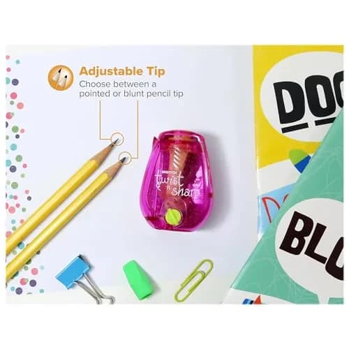 Bostitch Office Pencil Sharpener Twist-N-Sharp 3-Pack | Adjustable & Portable for Kids & Makeup thumbnail 2