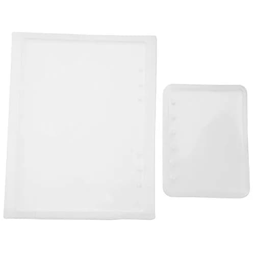 Hilitand Silicone Resin Art Decortive Notebook Cover Set | DIY Crystal & Dried Flower Design (21.6x16cm & 13.4x9.8cm) thumbnail 8
