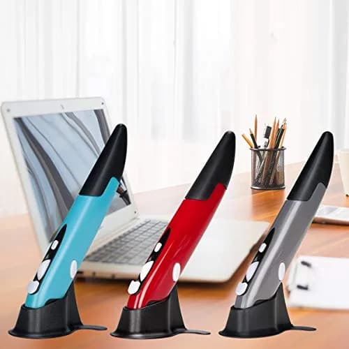 lychee Wireless Optical Pocket Pen Mouse Blue | 800/1200/1600 DPI Adjustable Handwriting Mini Mice thumbnail 8