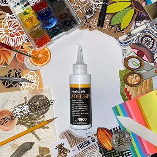 Lineco Neutral pH Adhesive 8 OZ (2-Pack) | Archival Quality Glue for Bookbinding & Paper Crafts thumbnail 5