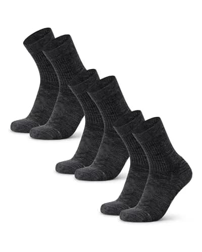 DANISH ENDURANCE Merino Wool Hiking Socks Medium | Lightweight Summer Hiking Socks for Trails, Mountains & Travel thumbnail 1