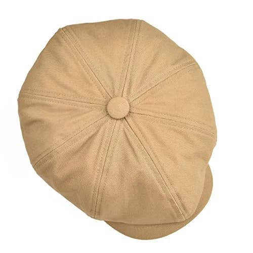 BOTVELA Men's Newsboy Flat Cap 7 7/8 | 100% Cotton Vintage Style thumbnail 5