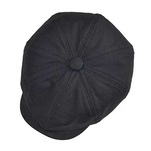 BOTVELA Men's Newsboy Flat Cap 100% Cotton | Vintage Style & Comfort (7 5/8) thumbnail 5