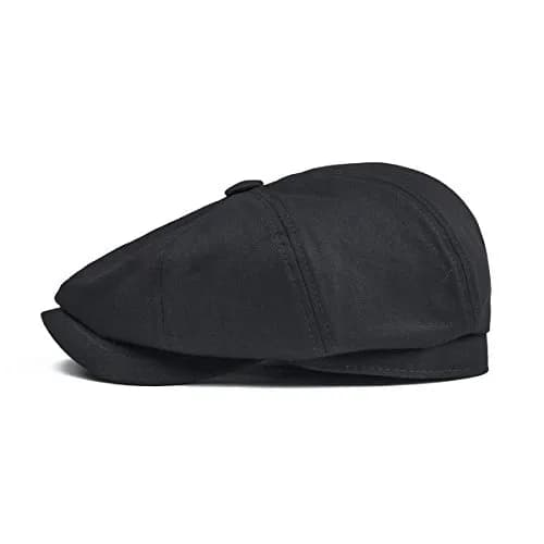 BOTVELA Men's Newsboy Flat Cap 100% Cotton | Vintage Style & Comfort (7 5/8) thumbnail 2