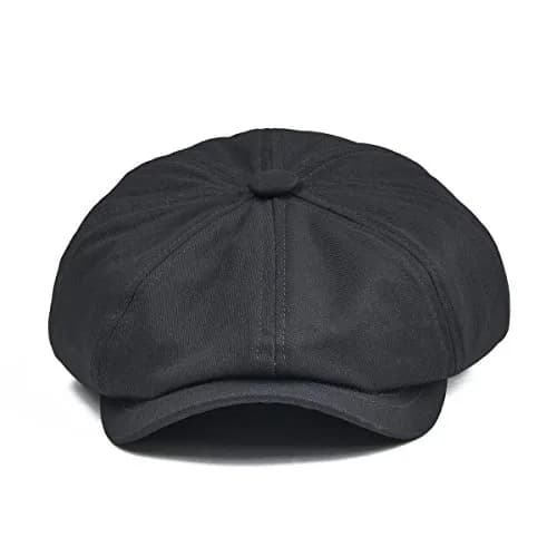 BOTVELA Men's Newsboy Flat Cap 100% Cotton | Vintage Style & Comfort (7 5/8) thumbnail 3