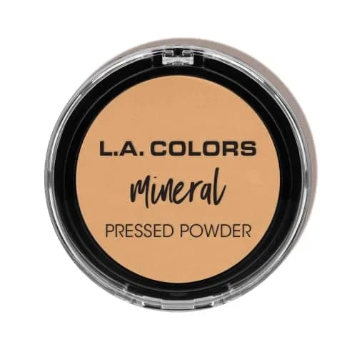 L.A. COLORS Mineral Pressed Powder Soft Honey 7.37 g (0.26 oz) | Natural Matte Finish for All Skin Types thumbnail 1