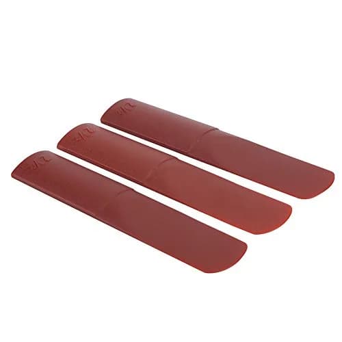 Tbest Red 3pcs Alto Saxophone Reeds Strength 2.5 | Resin Construction for Beginners thumbnail 7