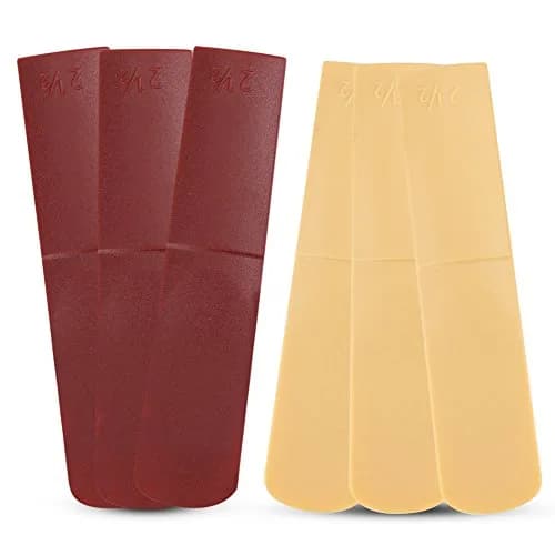 Tbest Red 3pcs Alto Saxophone Reeds Strength 2.5 | Resin Construction for Beginners thumbnail 8