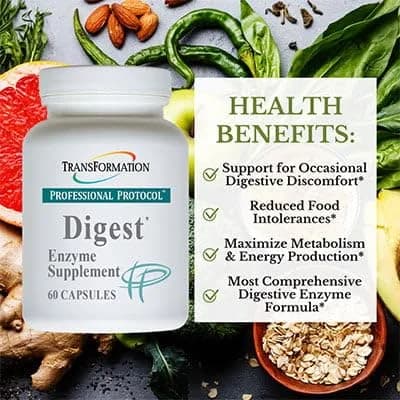 TRANSFORMATION Enzyme Digest Wellness Capsules 60 Count | Supports Digestive & Immune Health thumbnail 4