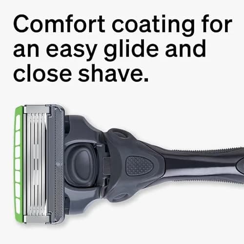 Schick Hydro Sensitive 5-Blade Razor for Men, 1 Handle & 5 Refills | Sensitive Skin Comfort (115c) thumbnail 2