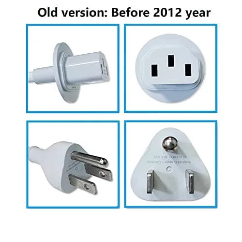 WESAPPINC White 1.83 m (6 ft) Replacement Power Cable for iMac G5 & Early Models | UL Listed thumbnail 2