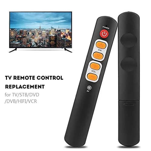 Zerone Learning Remote Control with Big Buttons 6 Keys | Universal TV & Audio Controller for Old & Children thumbnail 6