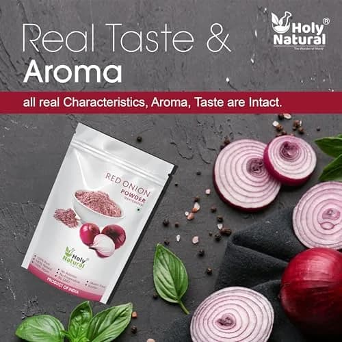 Holy Natural Red Onion Powder 400g (14.1 Oz) | Dehydrated Culinary Herb thumbnail 6