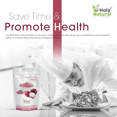 Holy Natural Red Onion Powder 400g (14.1 Oz) | Dehydrated Culinary Herb thumbnail 3