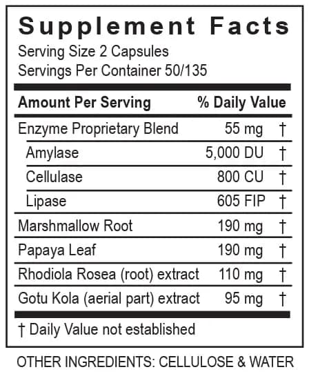 TRANSFORMATION GastroZyme Supplement 270 Capsules | Supports Digestive Comfort & Enzymes thumbnail 5