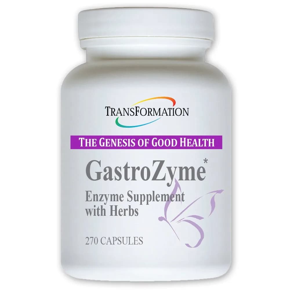 TRANSFORMATION GastroZyme Supplement 270 Capsules | Supports Digestive Comfort & Enzymes - main product image