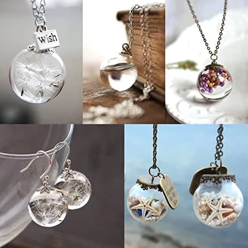 PH PandaHall 20mm Clear Glass Globe Ornaments | DIY Christmas & Wedding Decor thumbnail 7