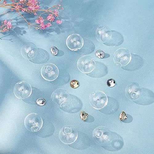PH PandaHall 20mm Clear Glass Globe Ornaments | DIY Christmas & Wedding Decor thumbnail 8
