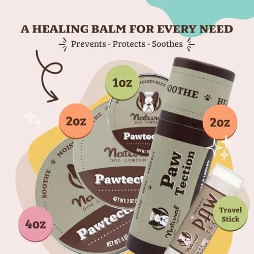 Natural Dog Company PawTection Dog Paw Wax – 0.15 oz Stick | All-Natural, Lick Safe Paw Protector for Hot Pavement & Rough Terrain thumbnail 8