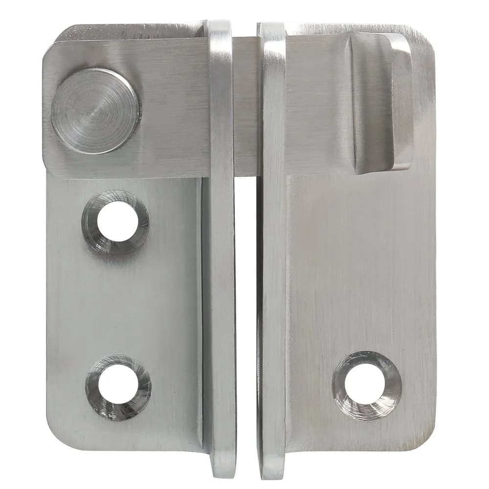 Alise Flip Latch Gate Latch Brushed Stainless Steel | Heavy Duty Barn Door Lock, L-Size