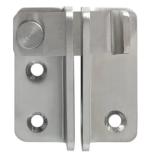 Alise Flip Latch Gate Latch Brushed Stainless Steel | Heavy Duty Barn Door Lock, L-Size thumbnail 1