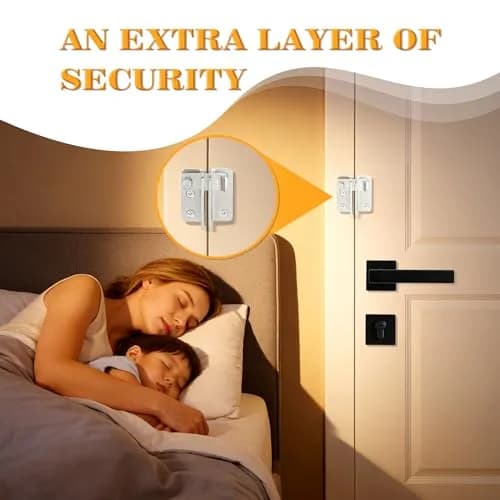 Alise Flip Latch Gate Latch Brushed Stainless Steel | Heavy Duty Barn Door Lock, L-Size thumbnail 4