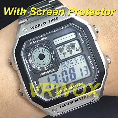 VRWOX Screen Protector for AE-1200/AE-1300 | HD Clear TPU Cover for Smartwatch 6.7in thumbnail 3