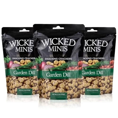 Wicked Mix Soup & Oyster Crackers 6oz | Salted Flavored Mini Puffed Snacks thumbnail 1