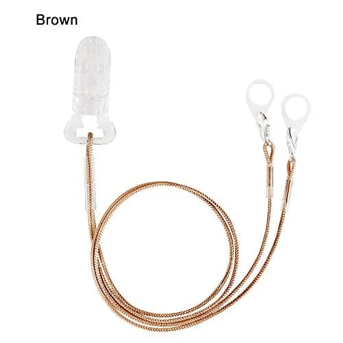 SOUNDLINK Hearing Aid Clip for Adults - Brown | Anti-Lost Rope with 6 Silicone Loops thumbnail 2