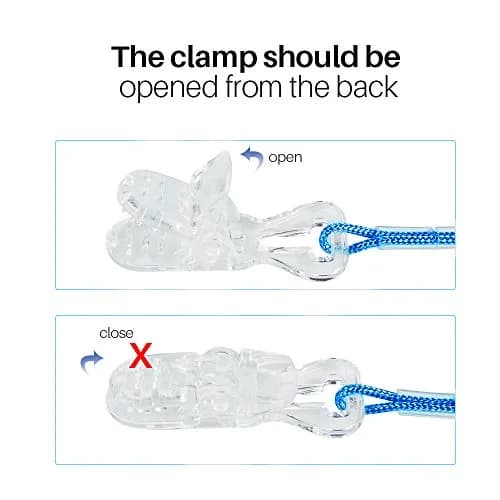 SOUNDLINK Blue Hearing Aid Clip Lanyard with 6 Silicone Loops | Protects Against Falls thumbnail 4