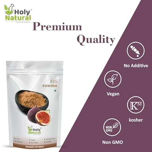 Holy Natural Fig Powder - 500 Gm (17.63 Oz) | Natural Dried Fruit Powder thumbnail 7