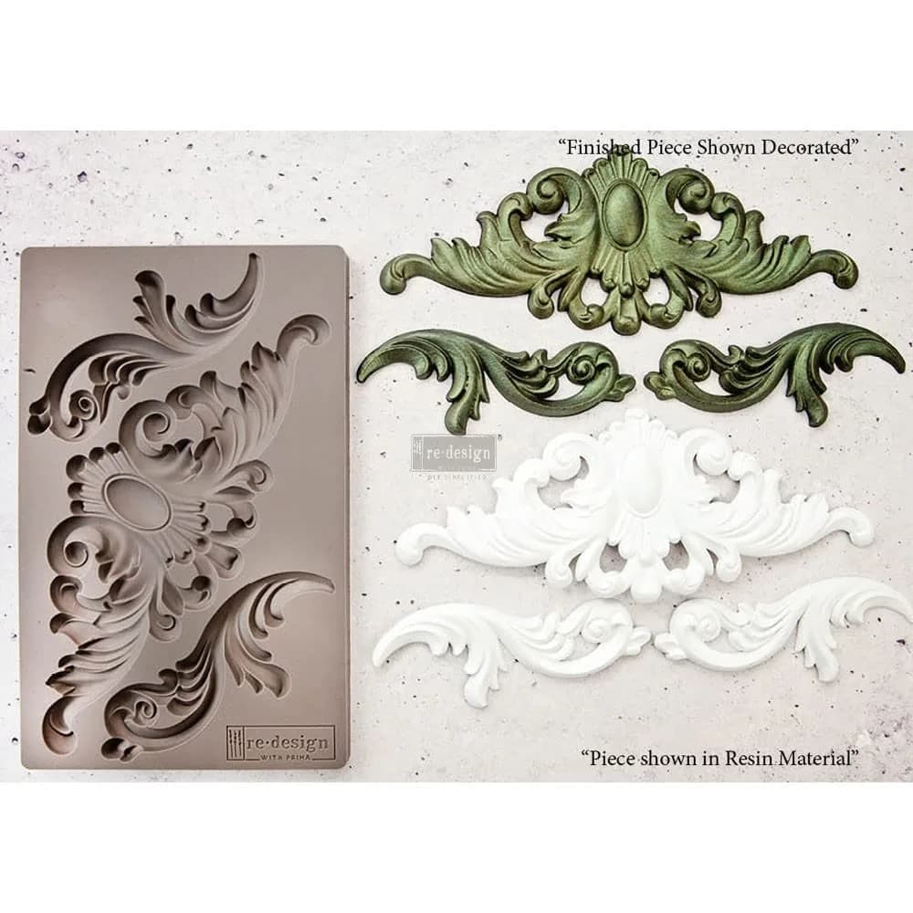 PRIMA MARKETING INC Redesign with Prima Home Décor Thorton Medallion Multicolor 5"x8" | Heat-Resistant Craft Mould — Multicolor