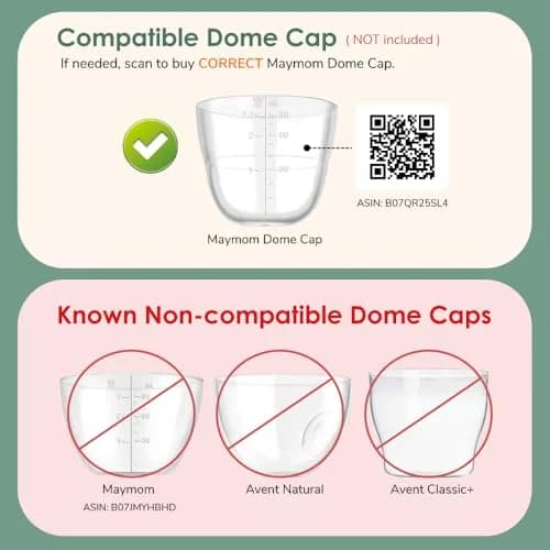 Maymom Screw Lids Aka Travel Caps with Rewritable Sealing Disc for Avent Bottles, 6pcs Blue | Leak-Resistant & Dishwasher Safe thumbnail 4