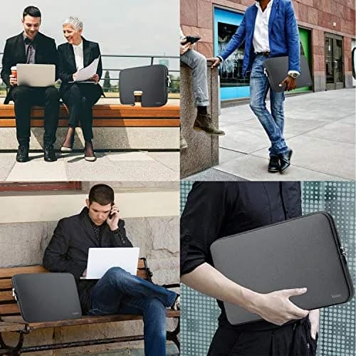 Naukay 15.6 Inch Laptop Sleeve Bag | Water-Resistant Neoprene Case for Notebooks & Tablets thumbnail 6