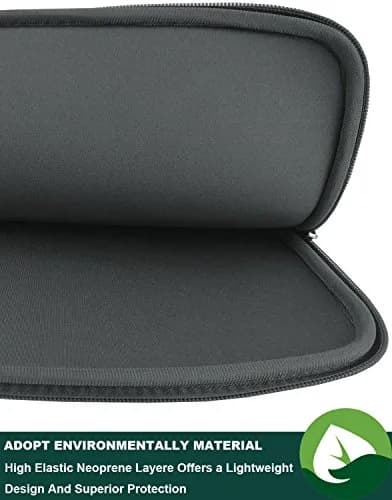 Naukay 15.6 Inch Laptop Sleeve Bag | Water-Resistant Neoprene Case for Notebooks & Tablets thumbnail 2