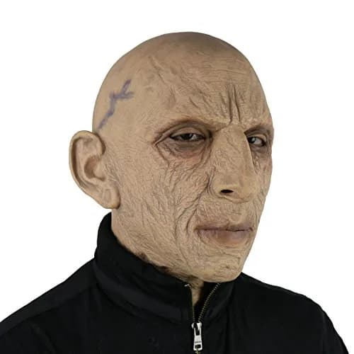 FantasyParty Old Man Latex Mask | Realistic Halloween Costume Head for Adults (1 Unit) thumbnail 1