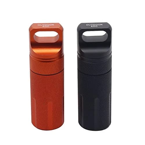 HRX Package Waterproof Pill Container 100mm (3.9") | EDC Camping Hiking Survival Gear thumbnail 1