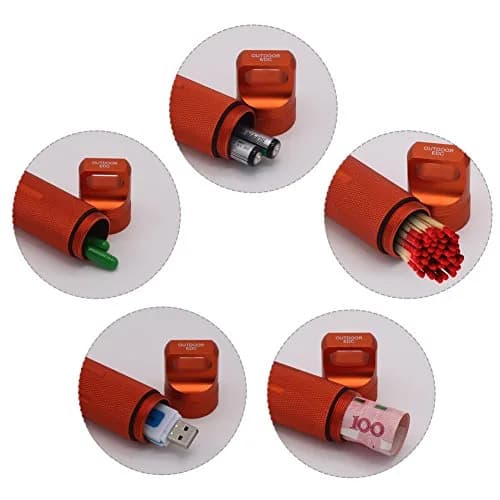 HRX Package Waterproof Pill Container 100mm (3.9") | EDC Camping Hiking Survival Gear thumbnail 5